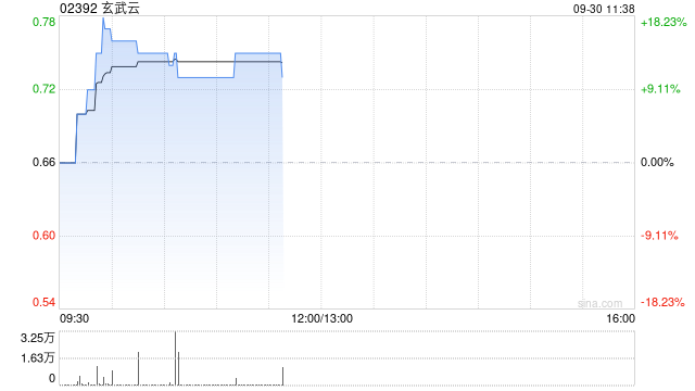 玄武云早盘涨逾11% 公司上半年营收稳健增长