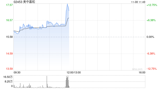 美中嘉和早盘拉升逾11% 公司与GE医疗签署战略合作协议
